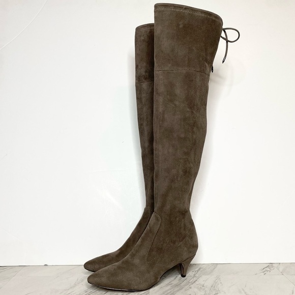 Sam Edelman Kristie Steel Grey Over the Knee Boot 6.5 - Picture 1 of 15